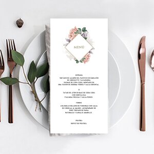 Menu para matrimonios