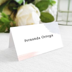 Place cards para matrimonios